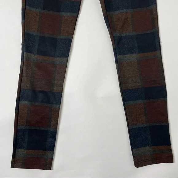 Sanctuary Harvest Plaid Pull On Ponte Pants Size Small - Picture 6 of 14